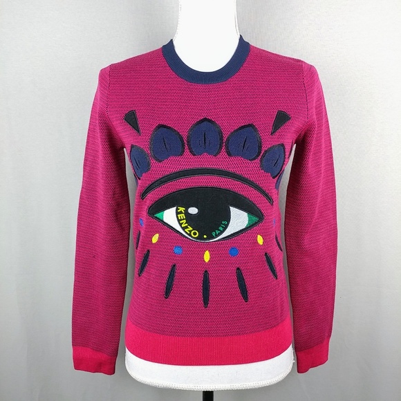 Kenzo Tops - Kenzo Paris Eye Long Sleeve Sweatshirt SM